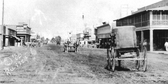 Main Street, Brawleyi, 1908